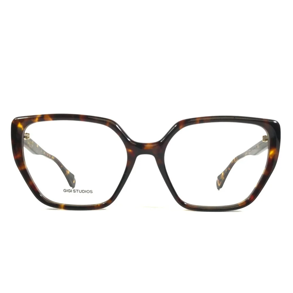 Gigi Studios Eyeglasses Frames ALARIC GS90003/020 Tortoise Cat Eye 55-17-140